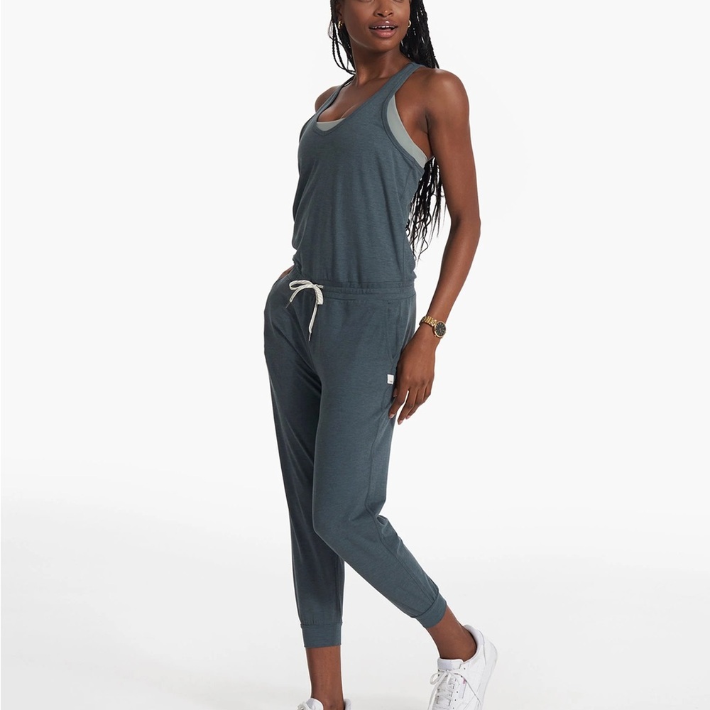 Vuori Lux Jumpsuit Marl Gray Medium (?)